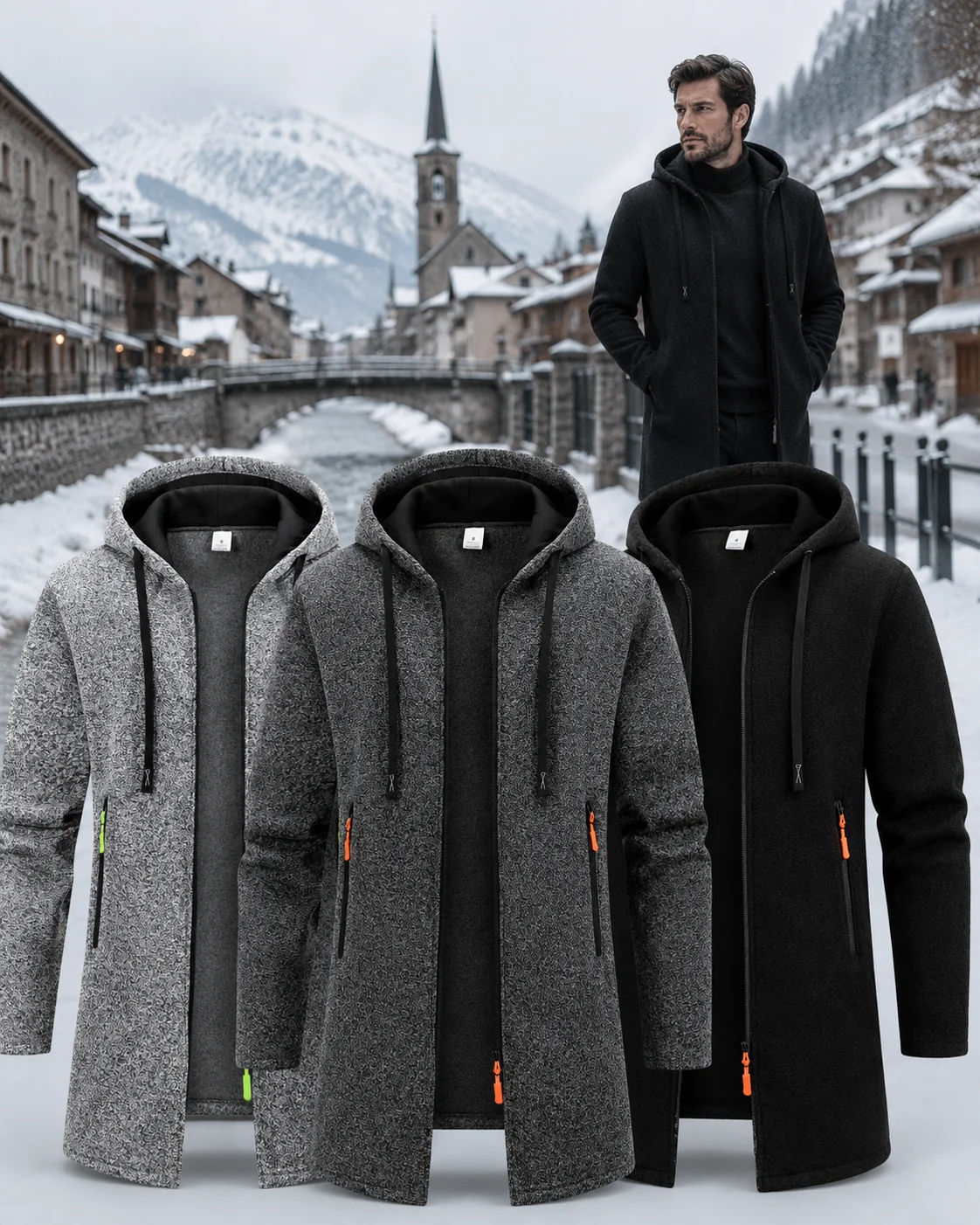 Legacy Hooded Longline Jacket