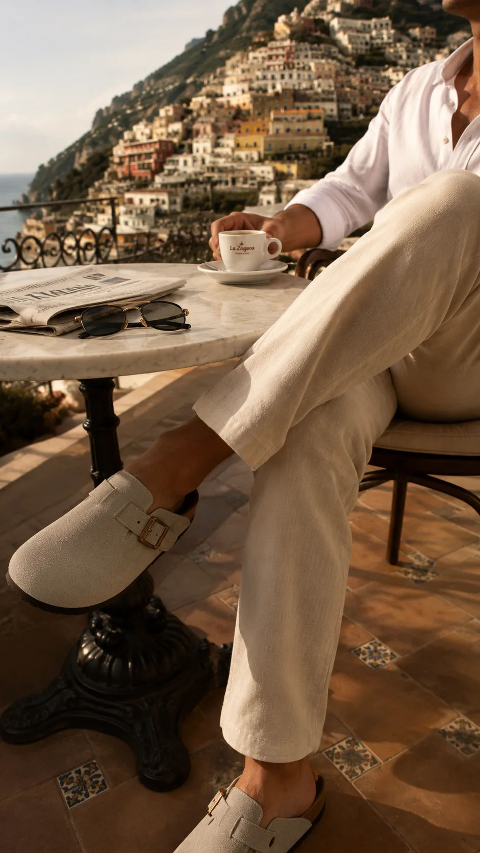 Legacy suede clogs lifestyle 1