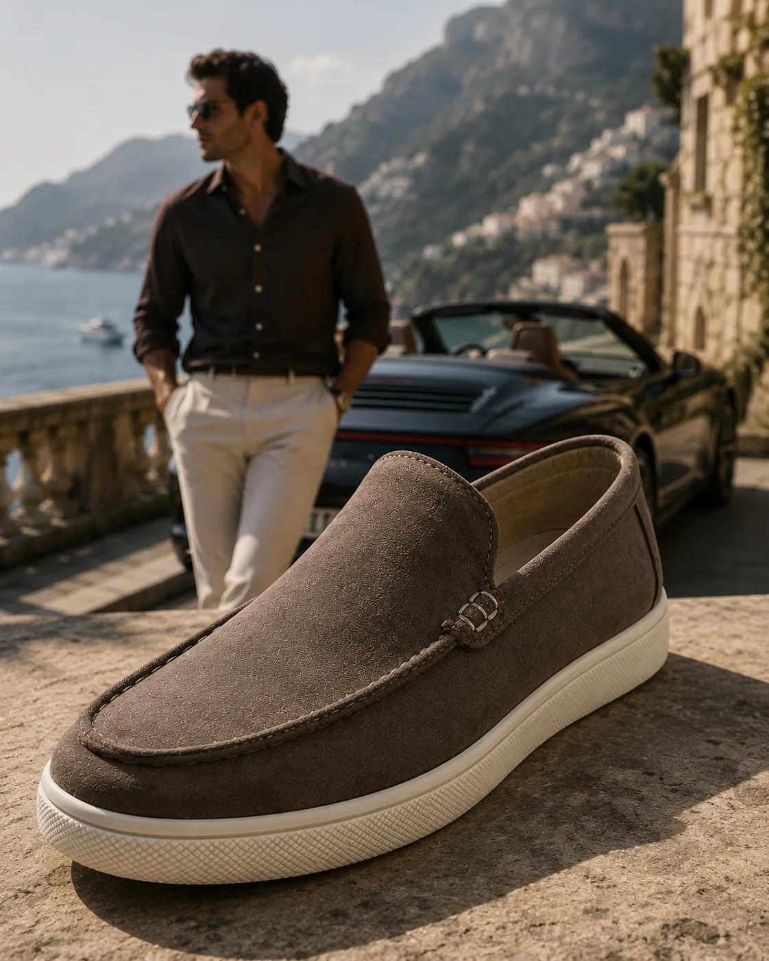 Legacy Men's Suede Slip-On Loafers